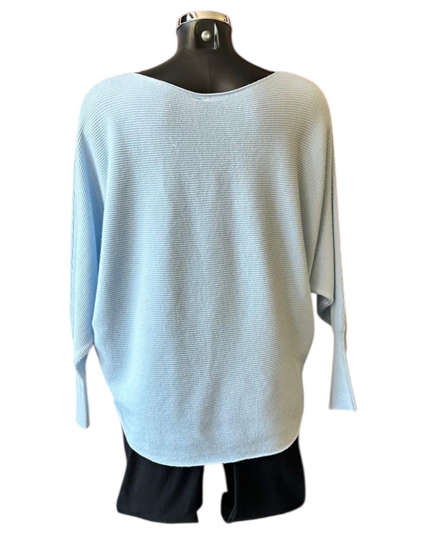 Pippa sparkle star batwing jumper - Blue