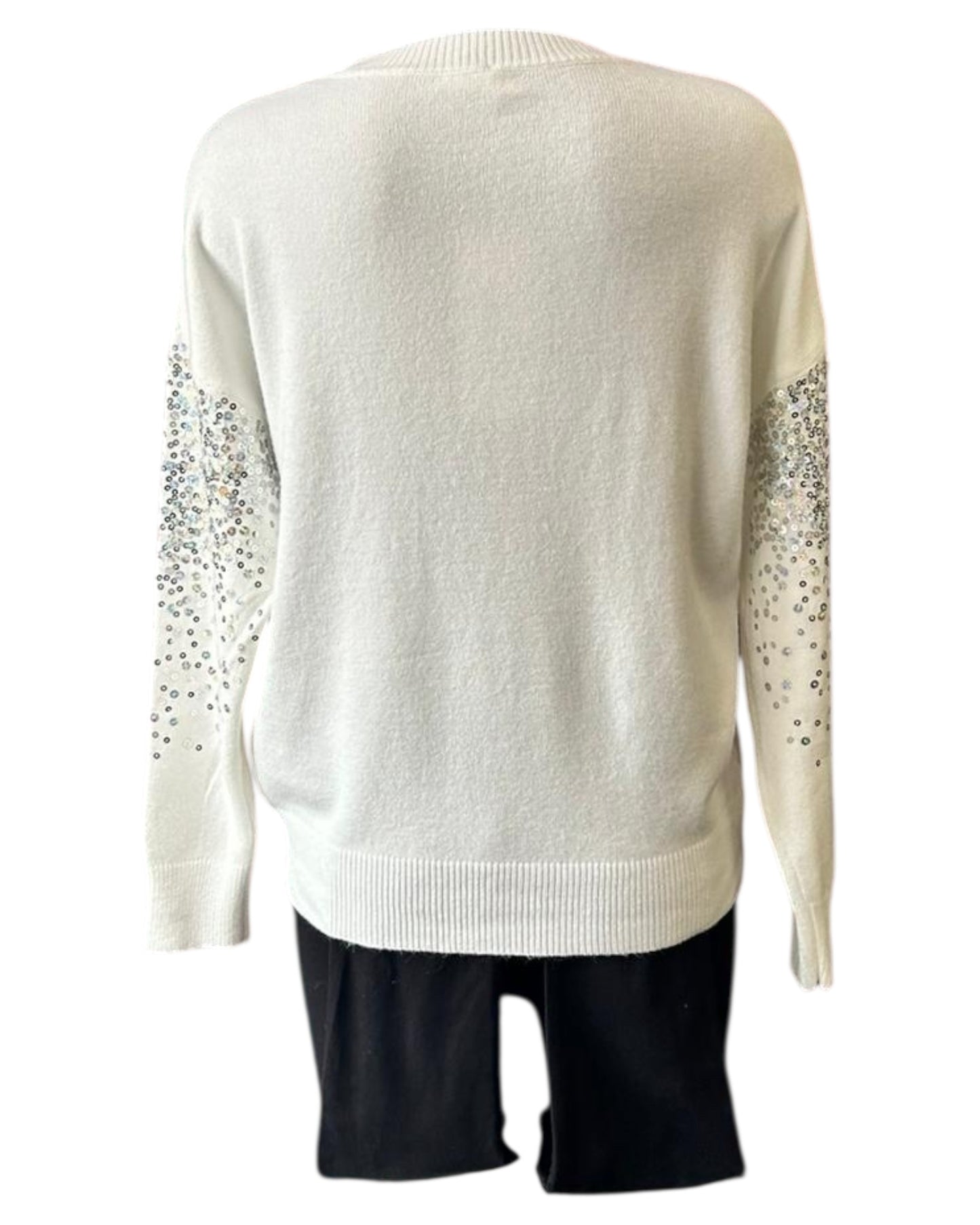 Lulu sparkle jumper - Winter white