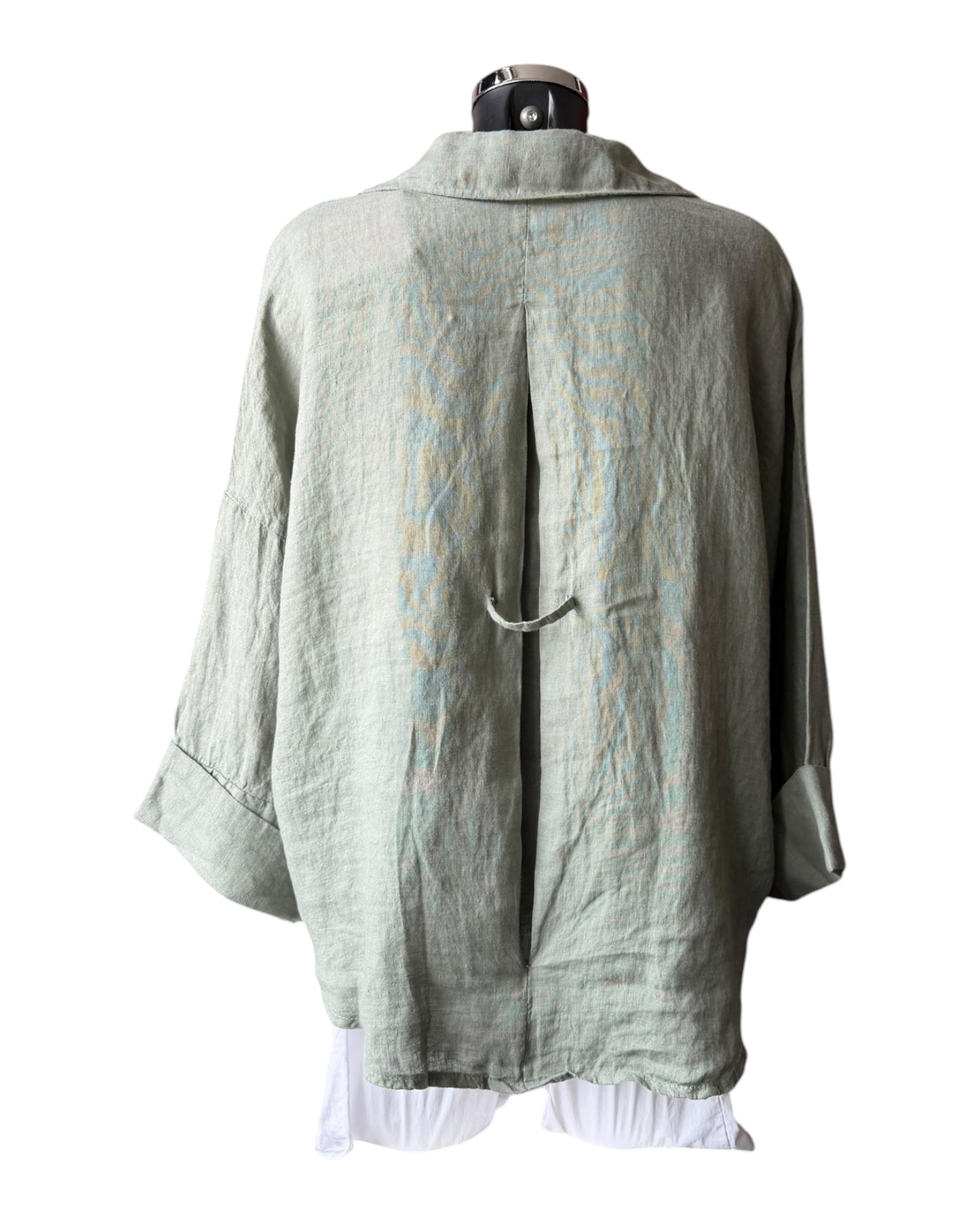 Lizzie linen oversized shirt - Khaki