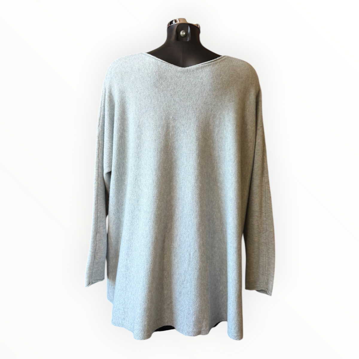 Sally soft knit swing jumper - Grey