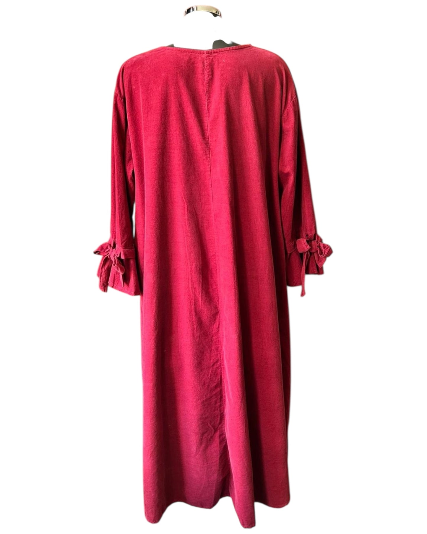 Iris corduroy relaxed fit dress - Bordeaux