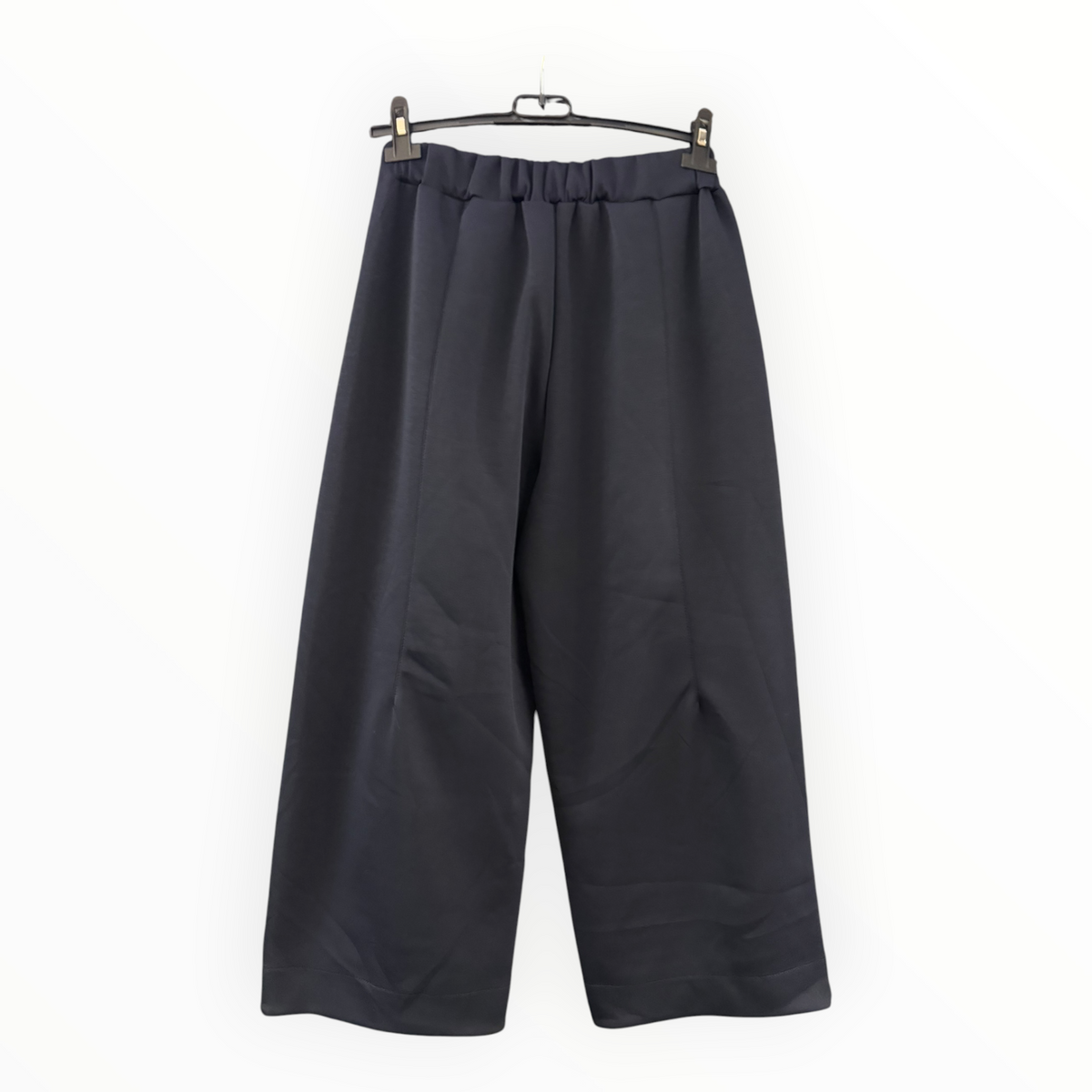 Bella barrel leg soft touch trousers - Navy