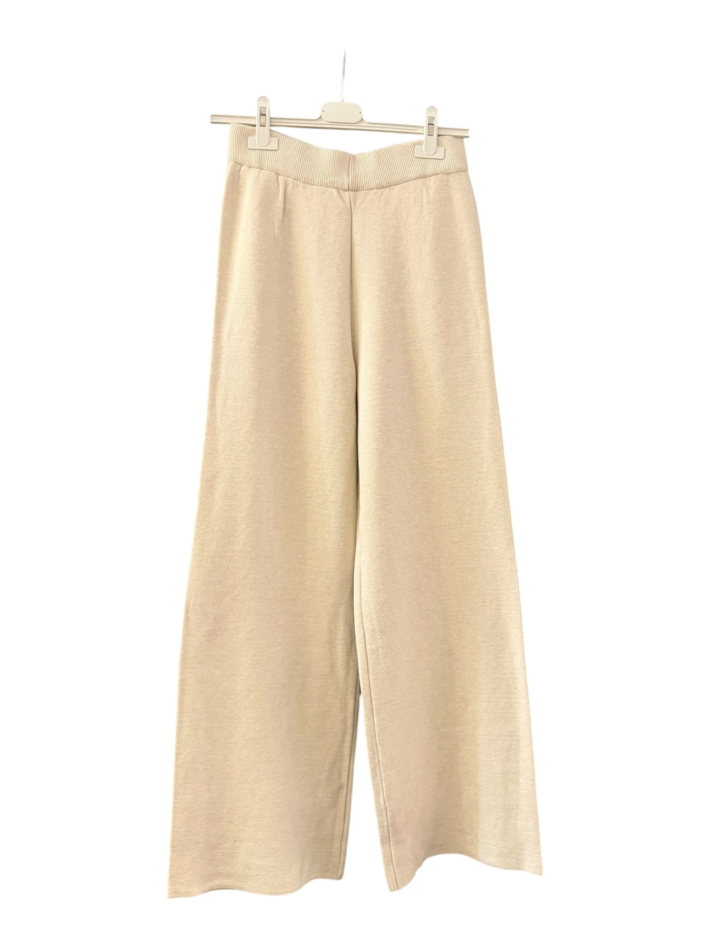 Enya b knit wide leg trousers - Beige