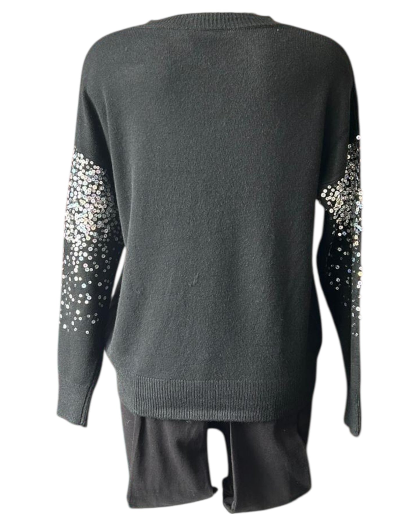 Lulu sparkle jumper - Black