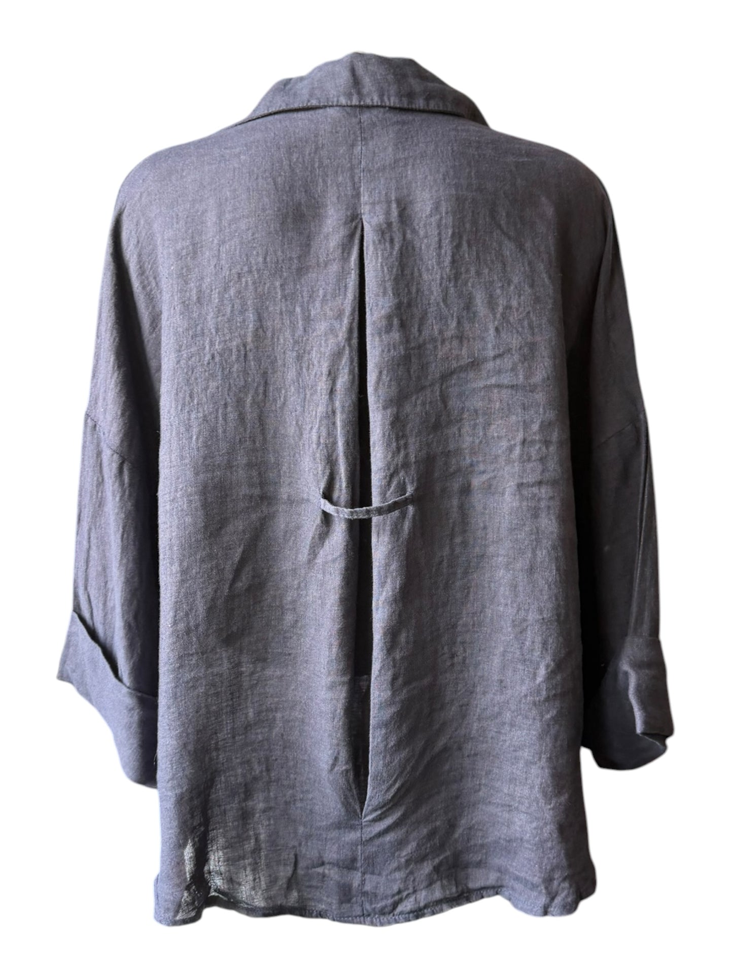 Lizzie linen oversized shirt - Navy