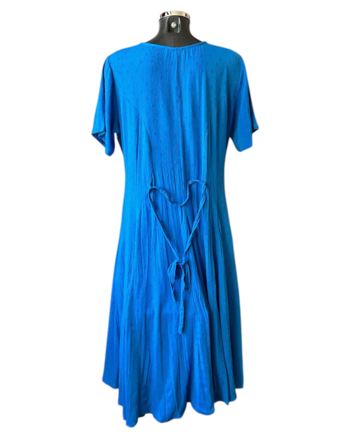 Orientique Dobey godet dress - Electric Blue