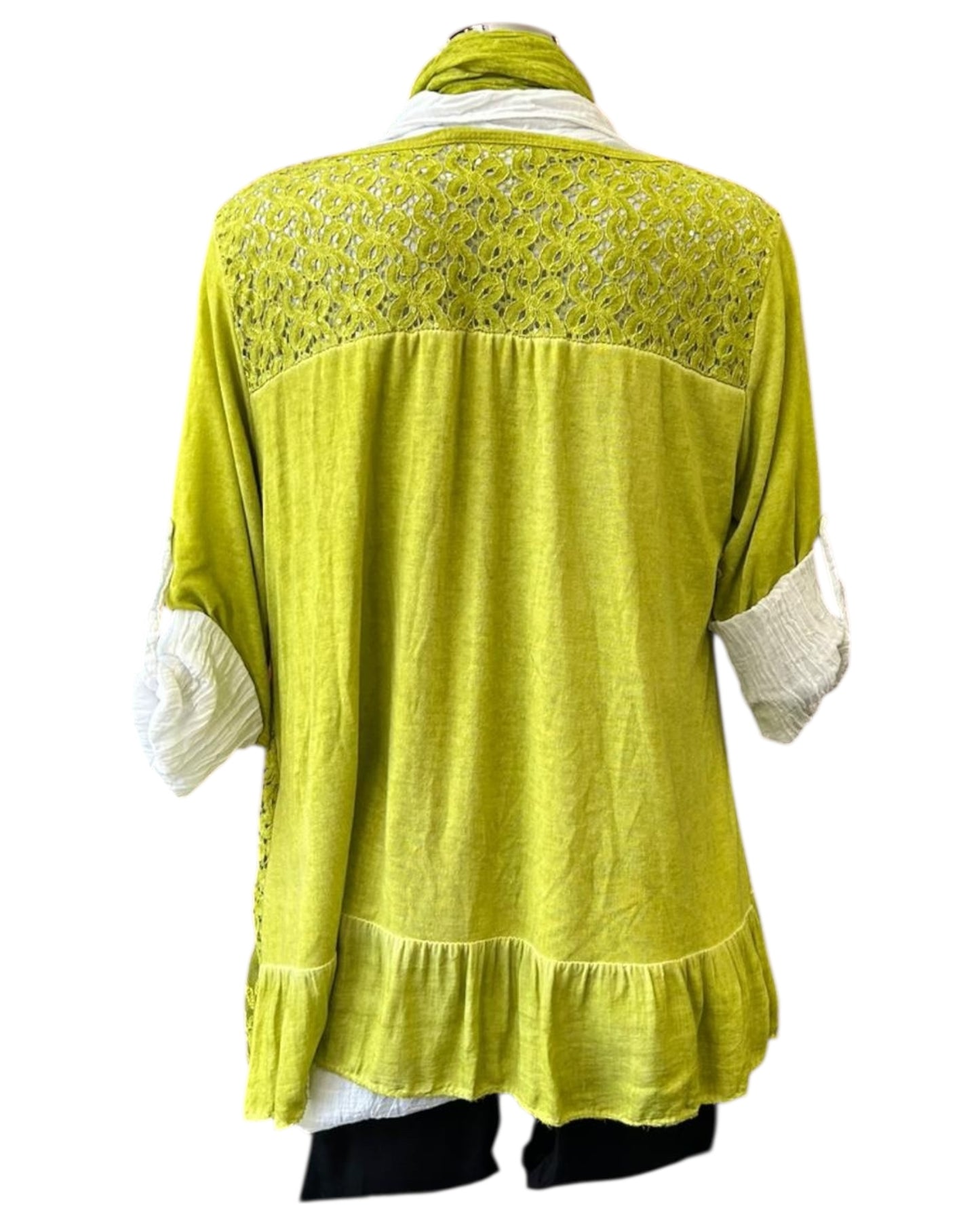 Gigi 2 piece tunic set - Lime