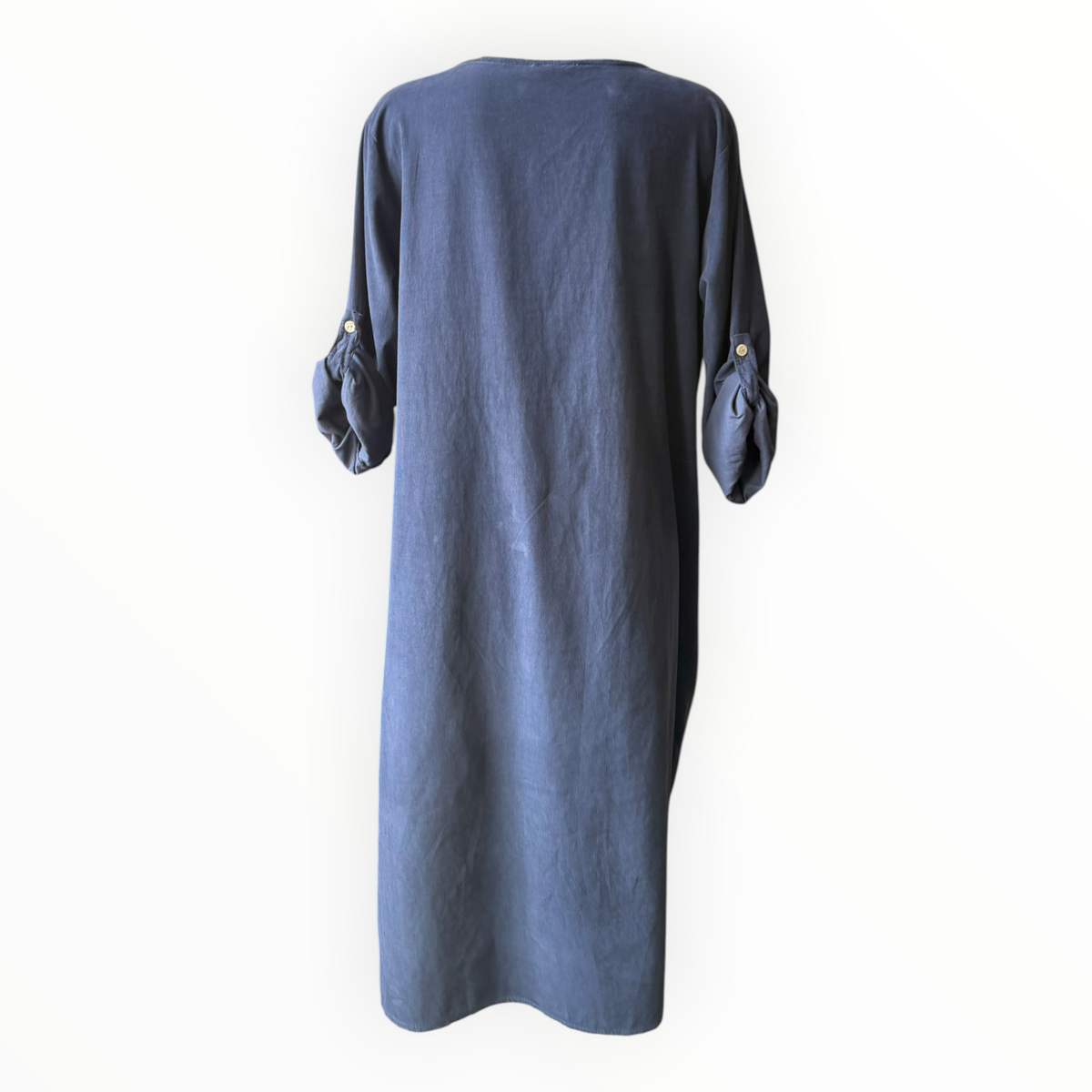 Courtney needlecord long dress - Navy