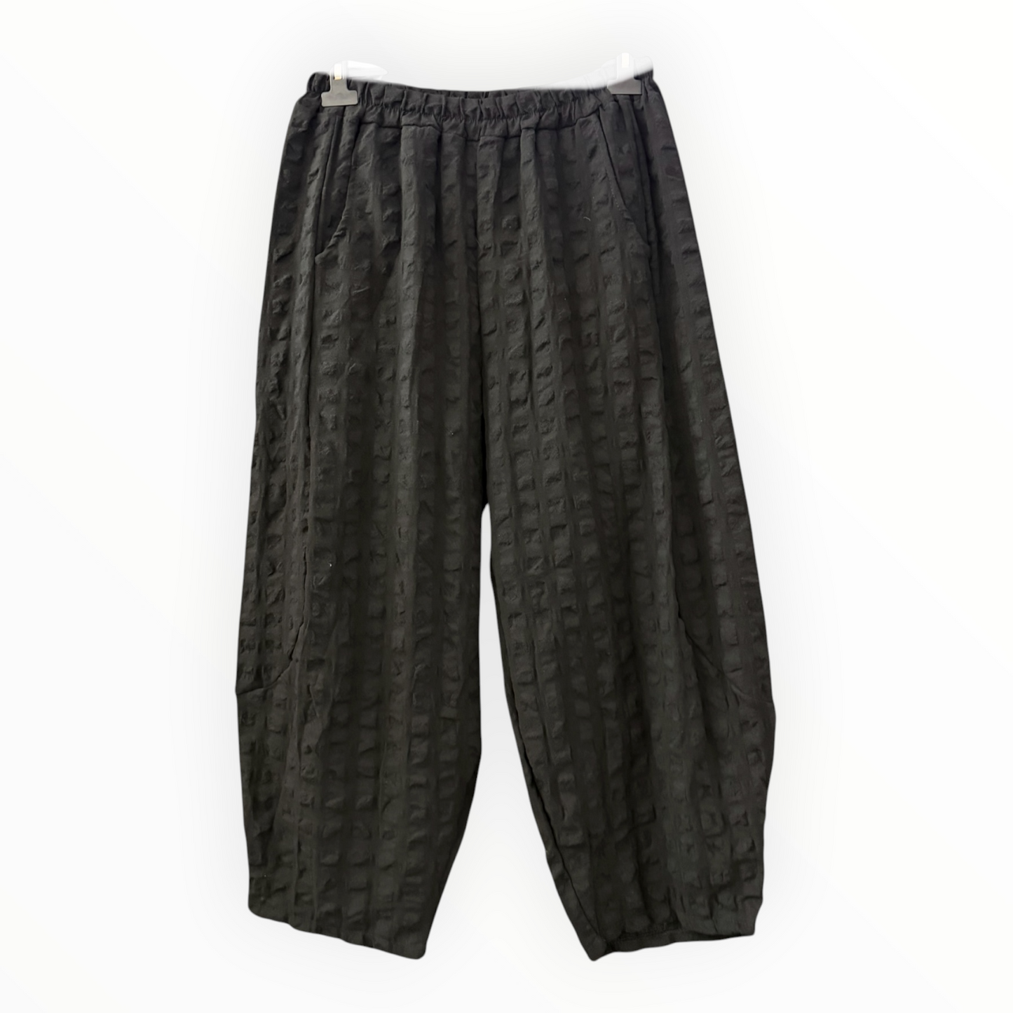 Eliza range checked Balloon trousers - Black