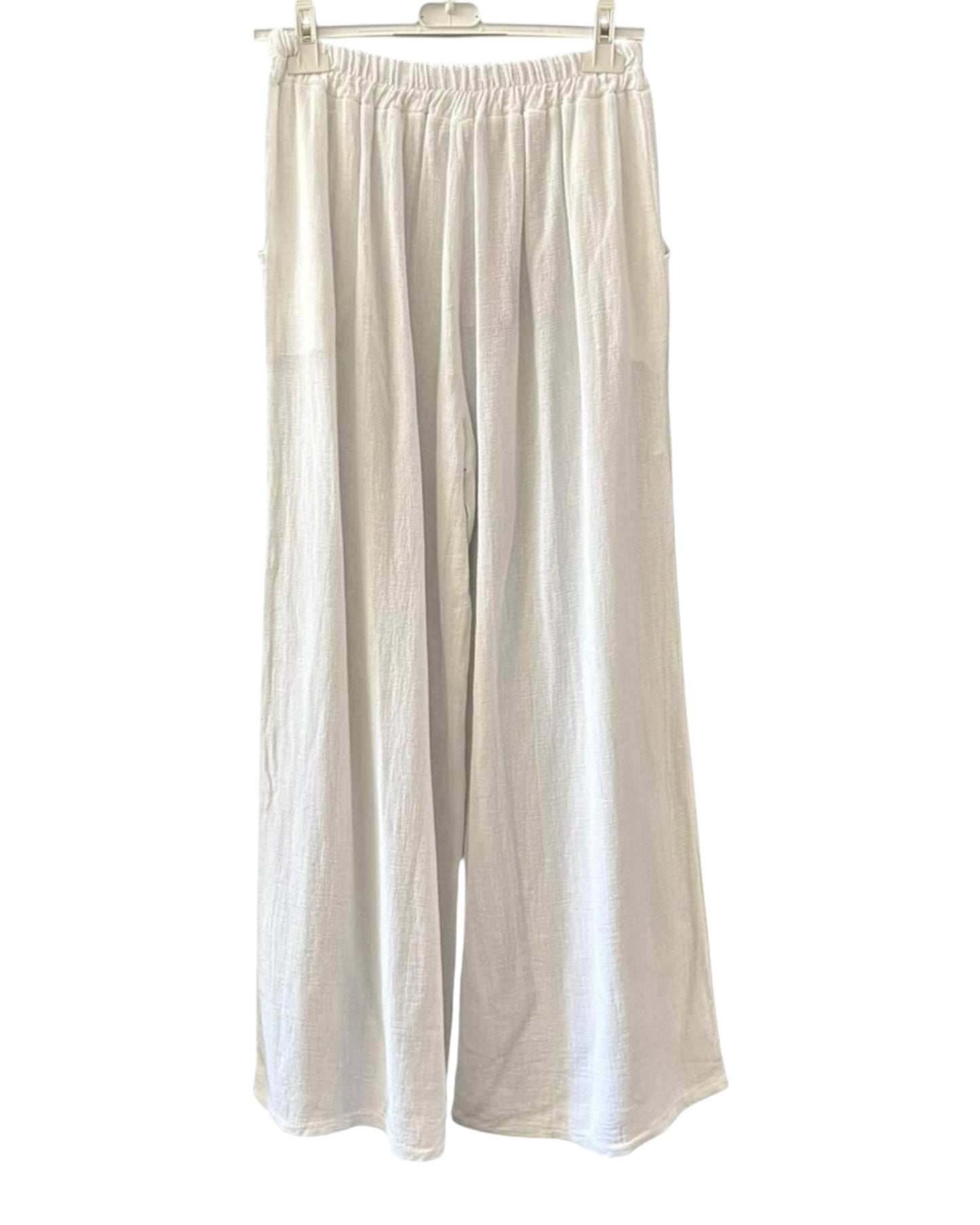 Casey range wide leg trousers - White