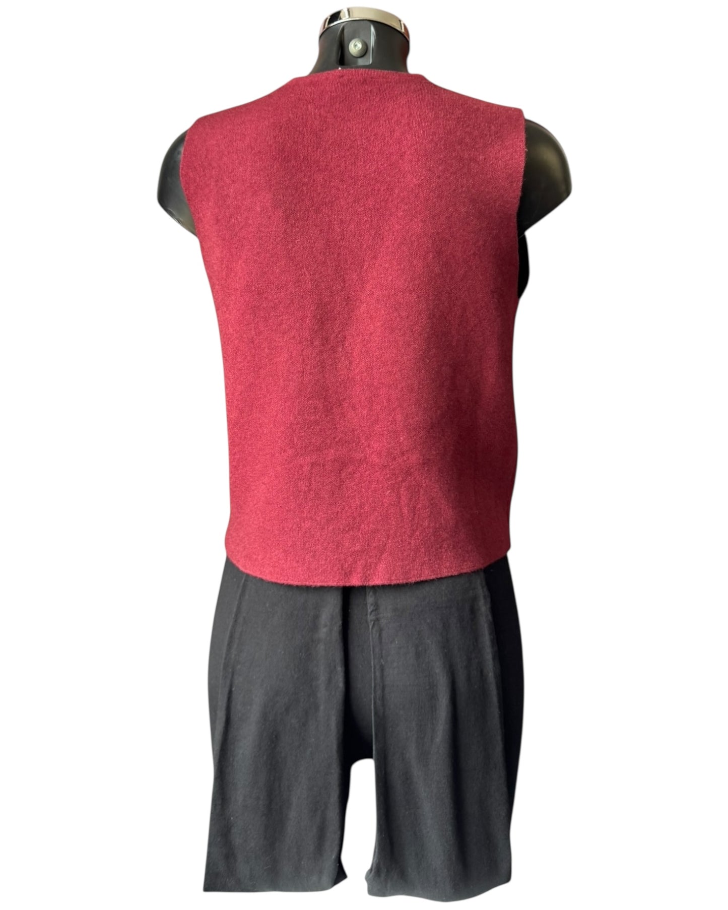 Cassidy knitted waistcoat - Bordeaux