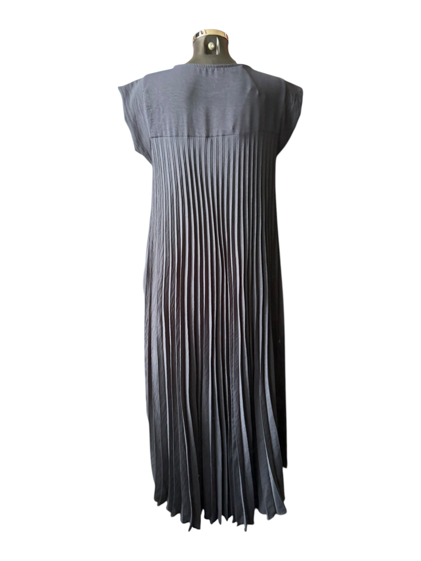 Pixie pleated maxi dress - Navy