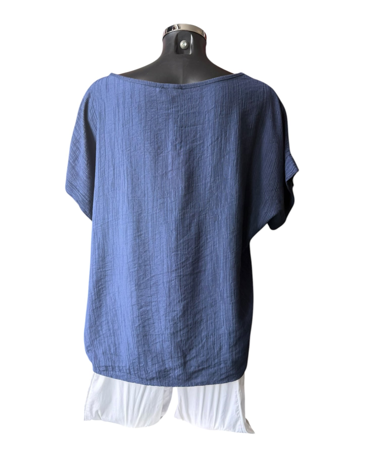 Milly range single pocket top - Navy