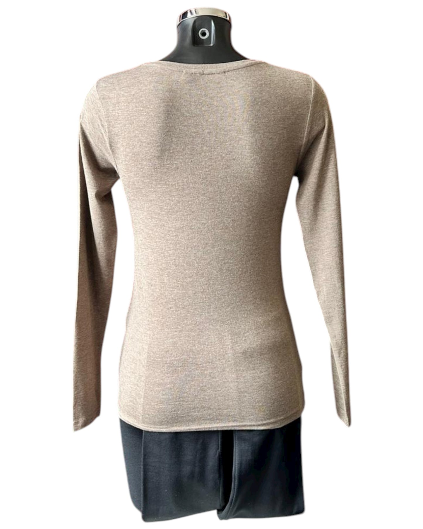 Byoung Pamila long sleeve layering top - Taupe