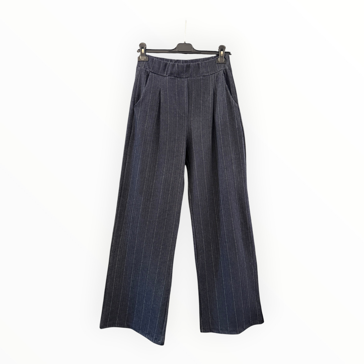 Penelope tweed effect pinstripe trousers