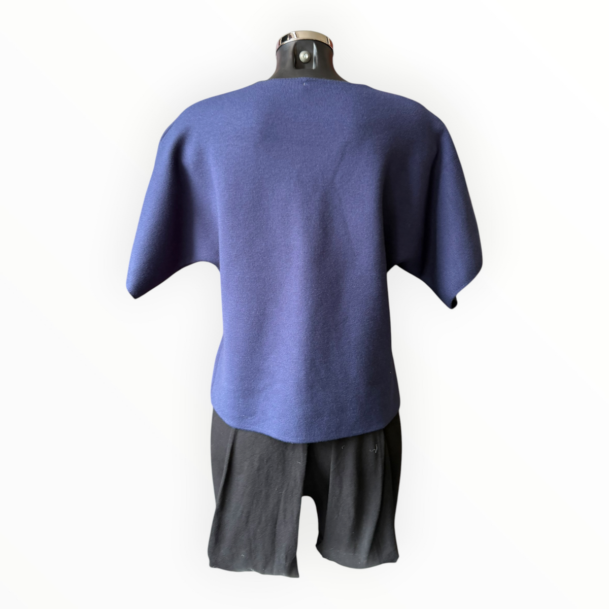Rhona premium knit single button cardigan - Navy