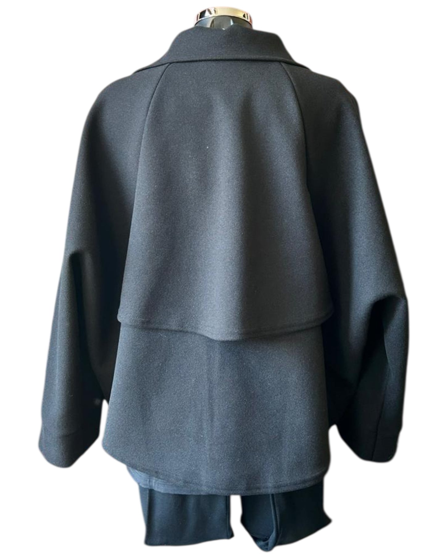 Katrina soft touch collared jacket - Black