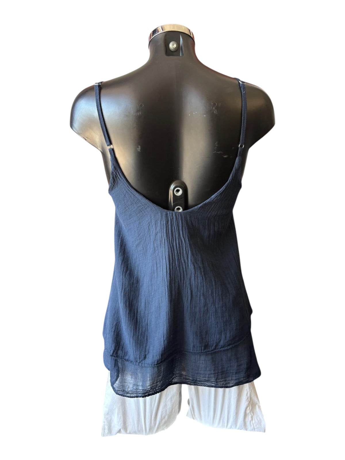Melissa strappy swing vest - Navy