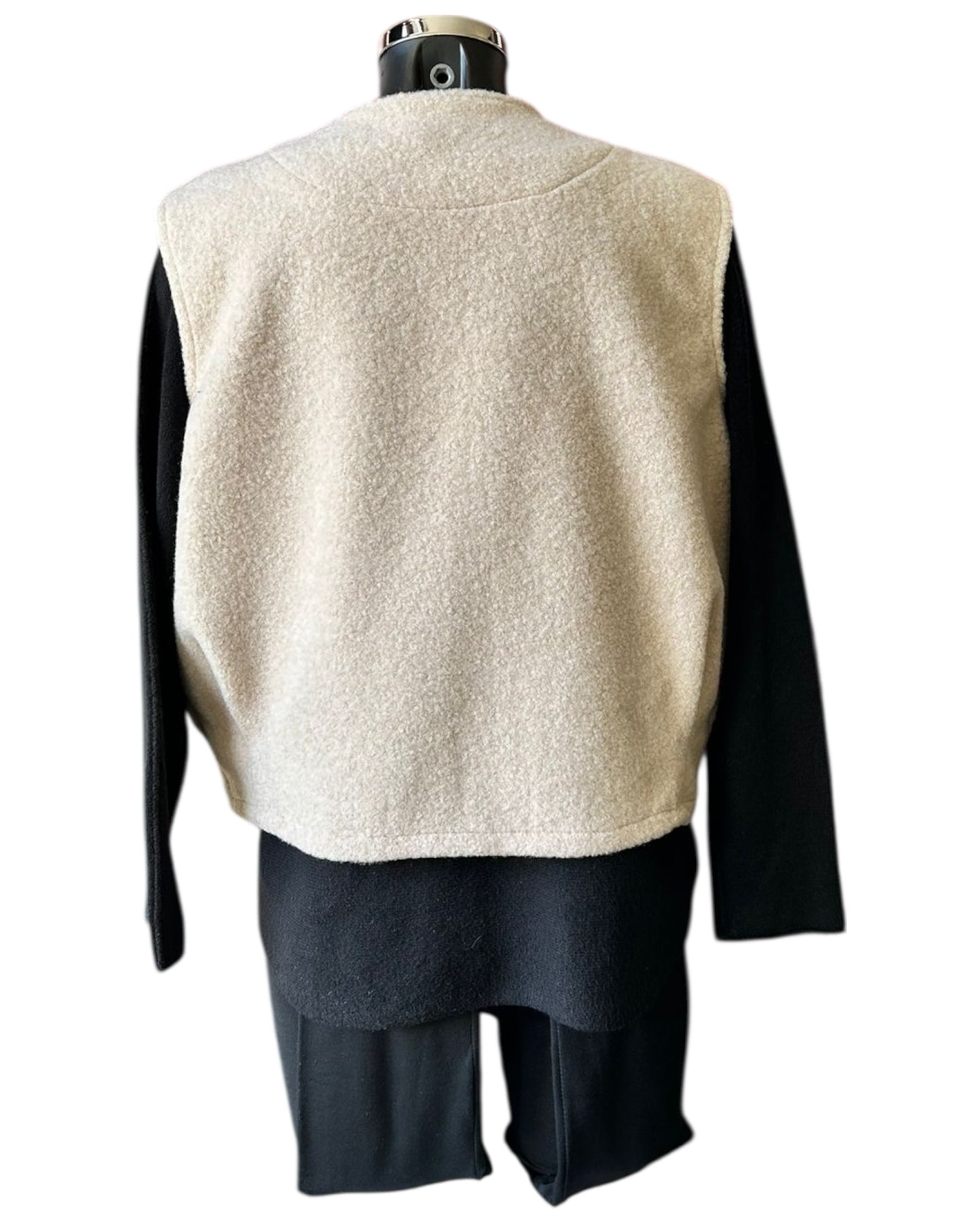 Mila wool feel waistcoat - Beige