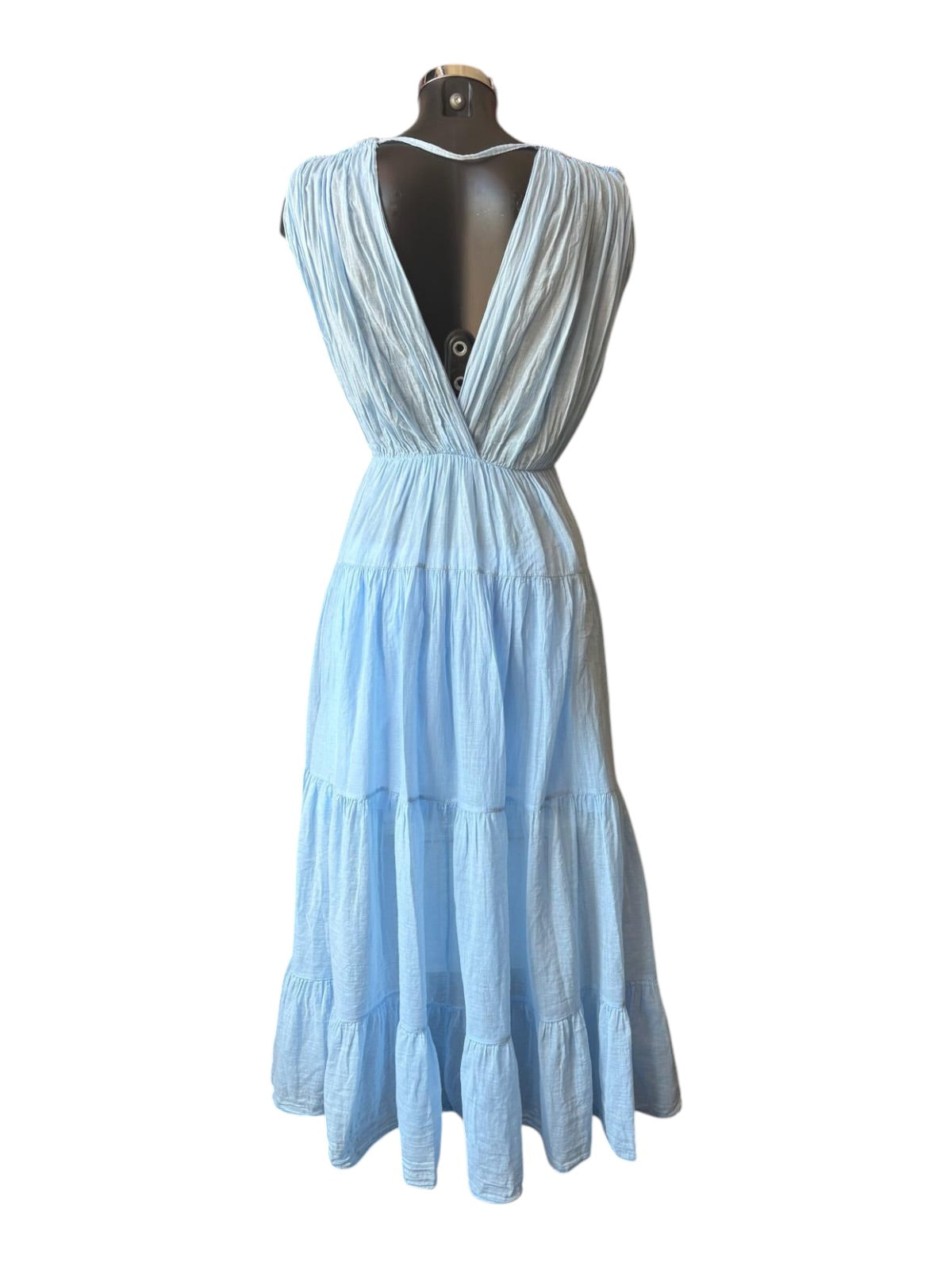 Ruby cotton summer dress - Baby Blue