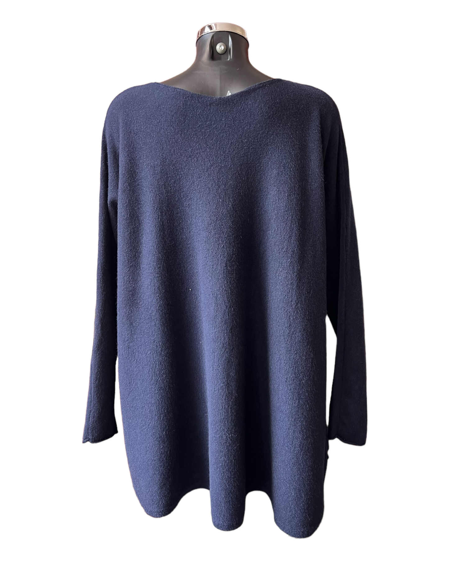 Sally soft knit swing jumper - Navy
