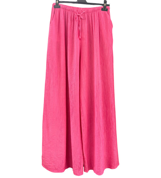 Milly range wide leg trousers - Cerise