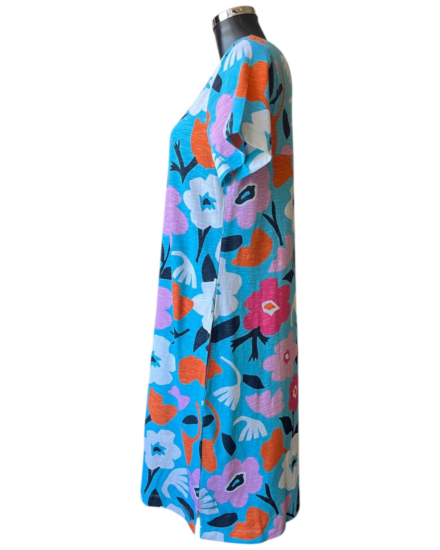 Foil captains choice dress - Bold Blooms