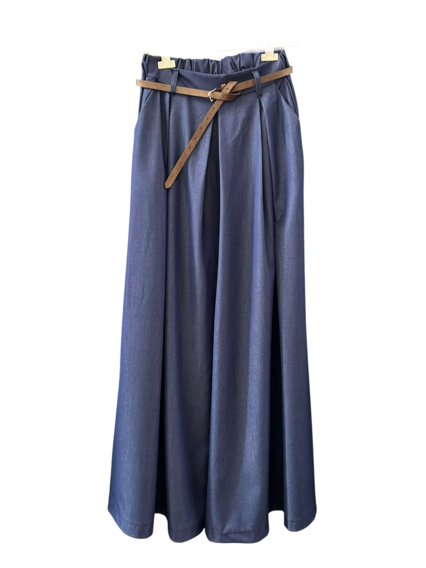 Charlie wide leg trousers - chambray Denim