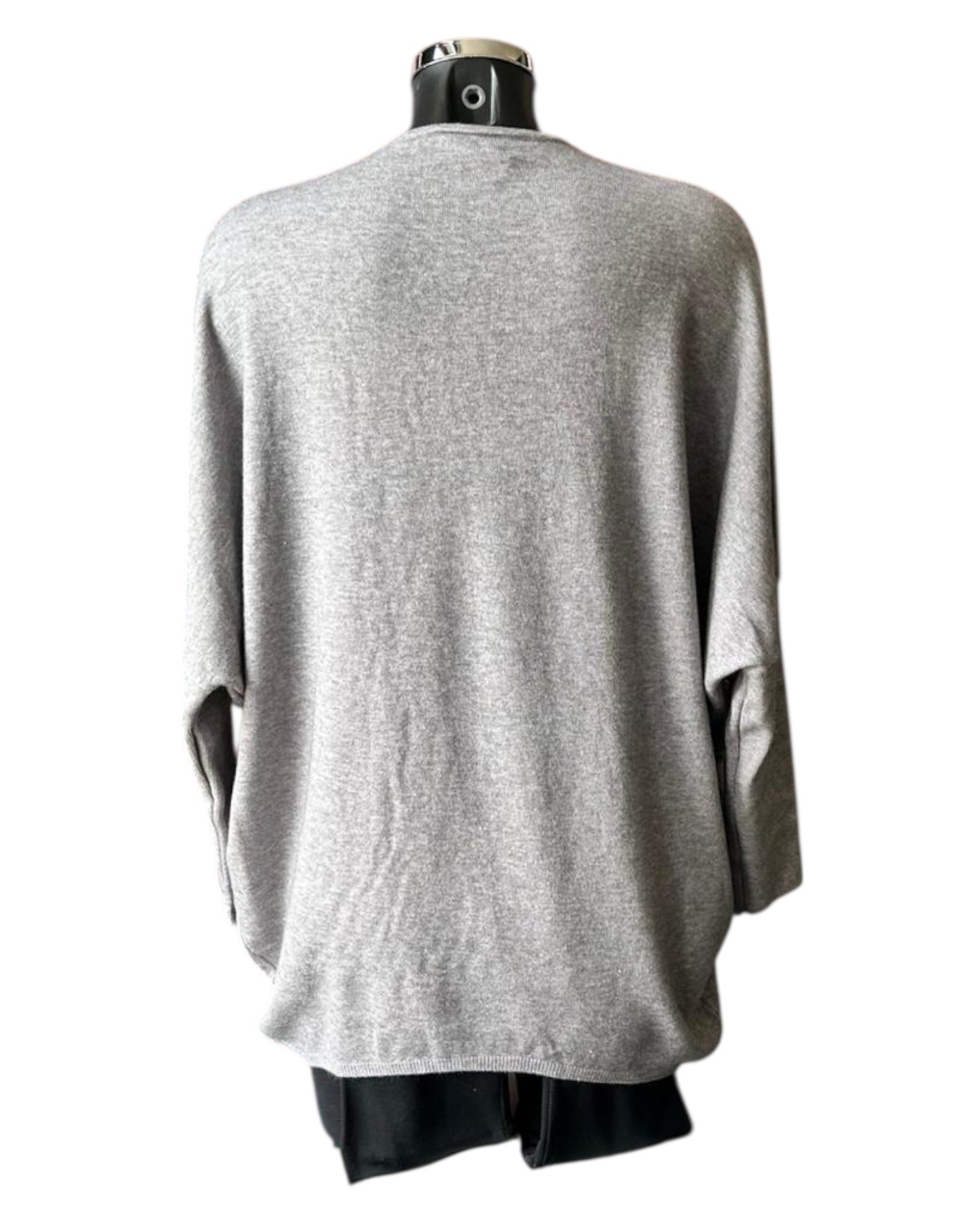 Ashleigh pearl flower jumper - Grey