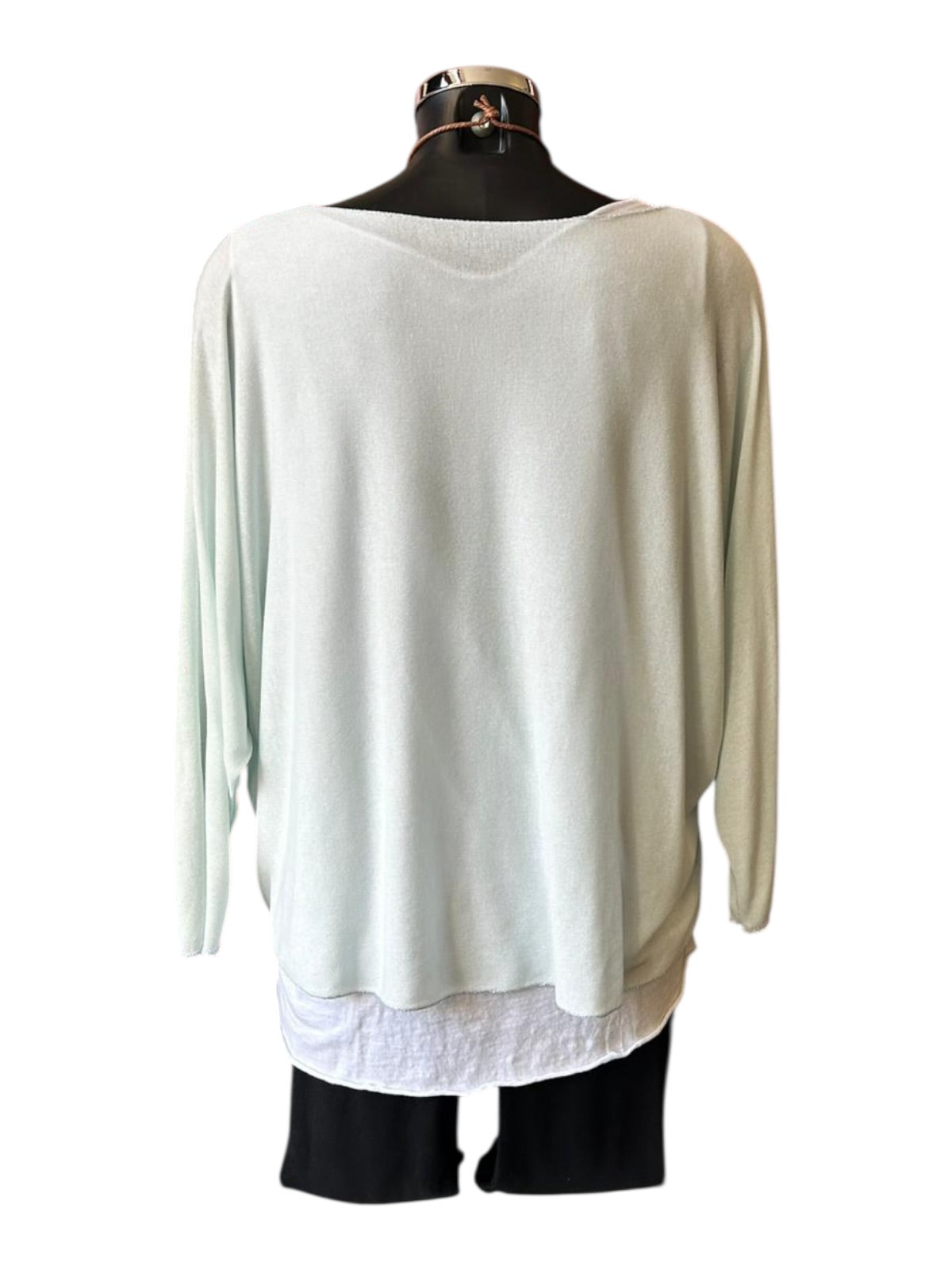 Anya 3 piece layered top set - Pale Blue