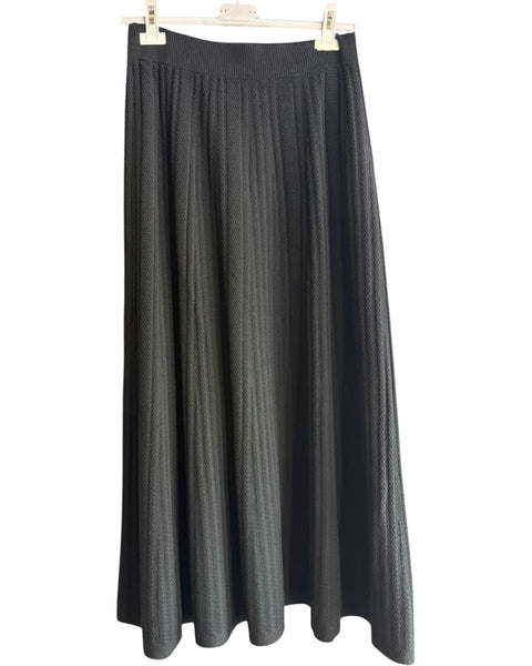 Leah premium knit skirt - Black