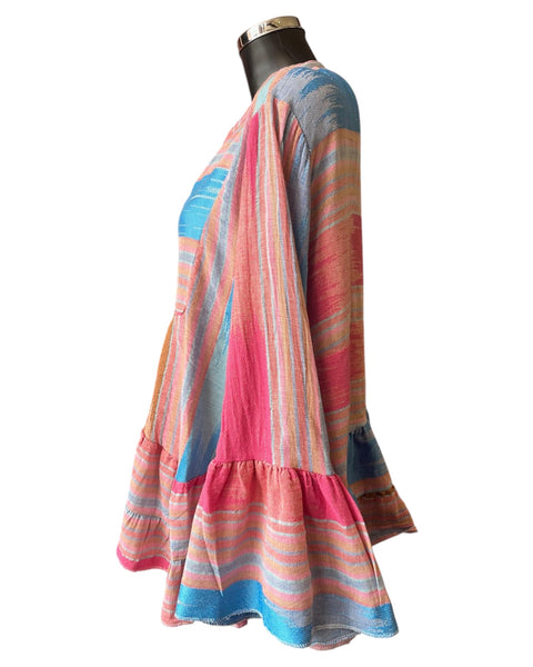Ibiza range vibrant swing top - Blue & Pink mix