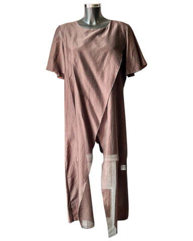 Fleur chocolate brown co ord trouser set