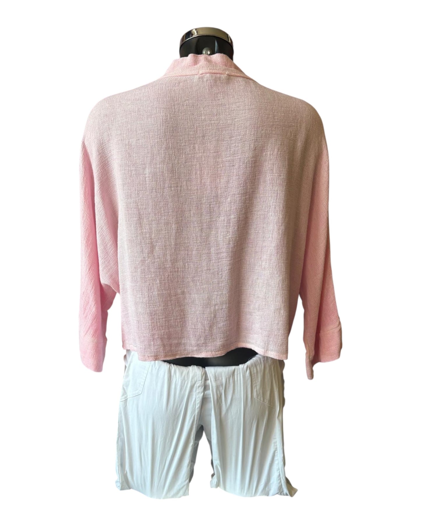 Casey range short v neck jacket - Pink