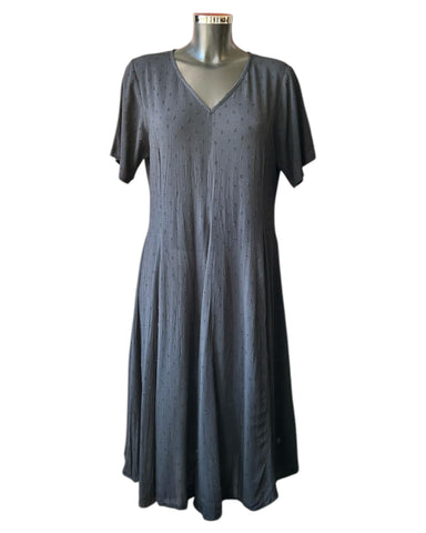 Orientique Dobey godet dress - Black