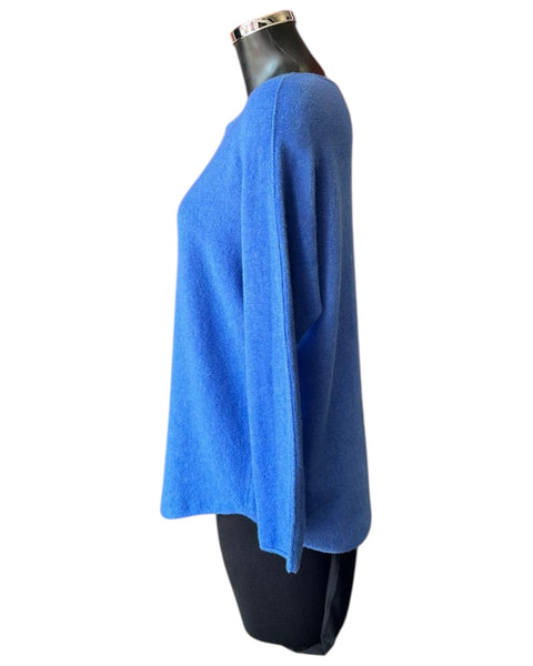 Toni short soft plain jumper - Denim