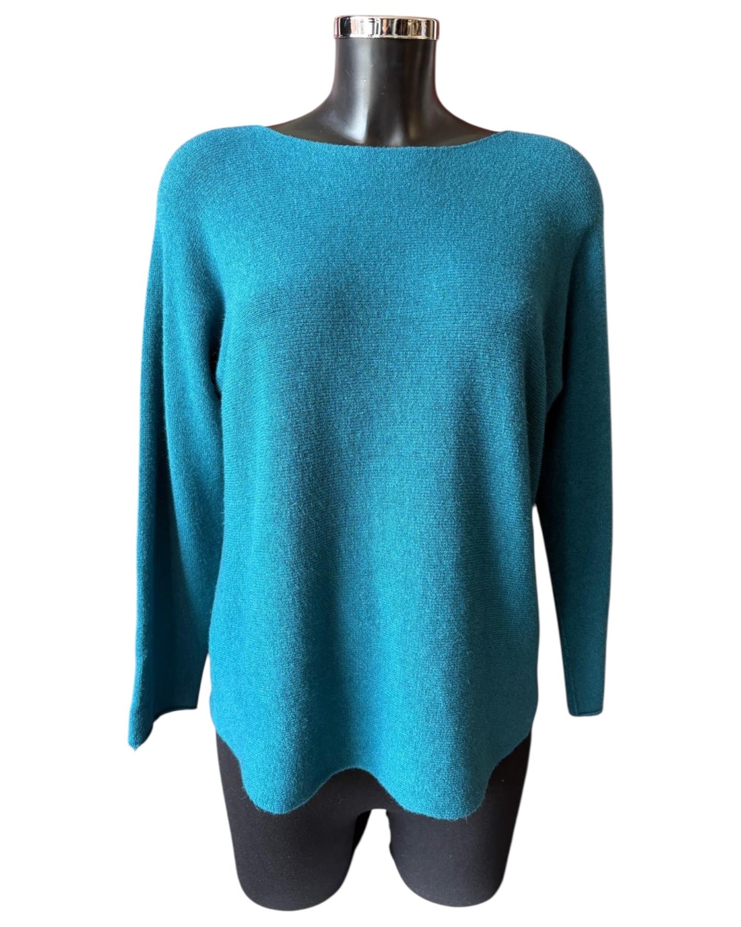 Toni short soft plain jumper - Teal