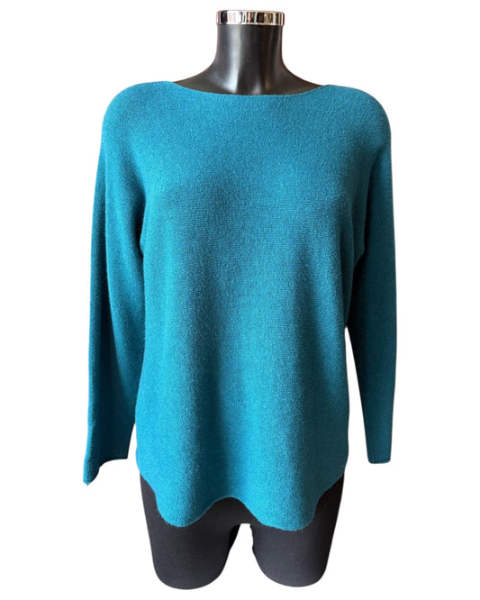 Toni short soft plain jumper - Teal