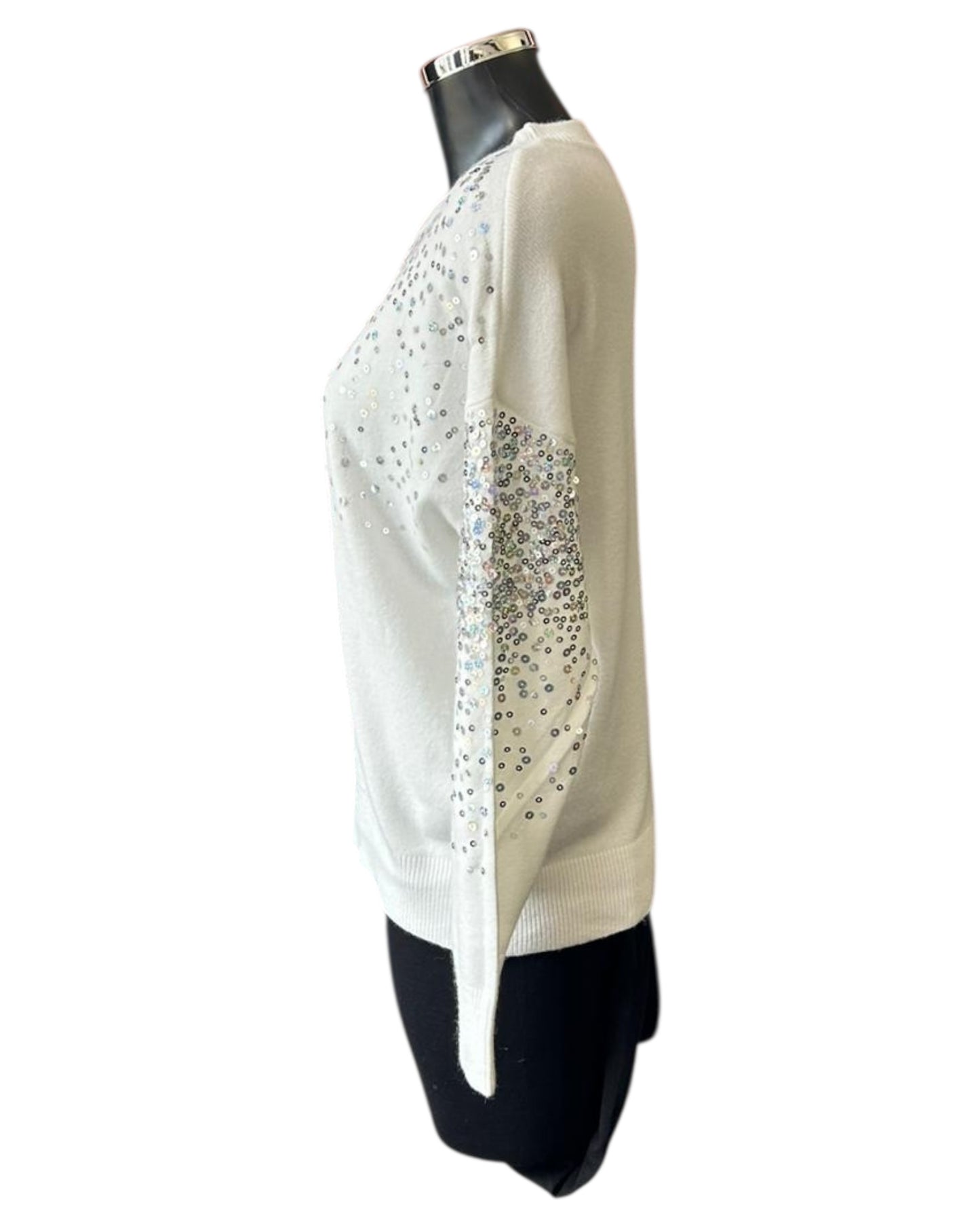 Lulu sparkle jumper - Winter white