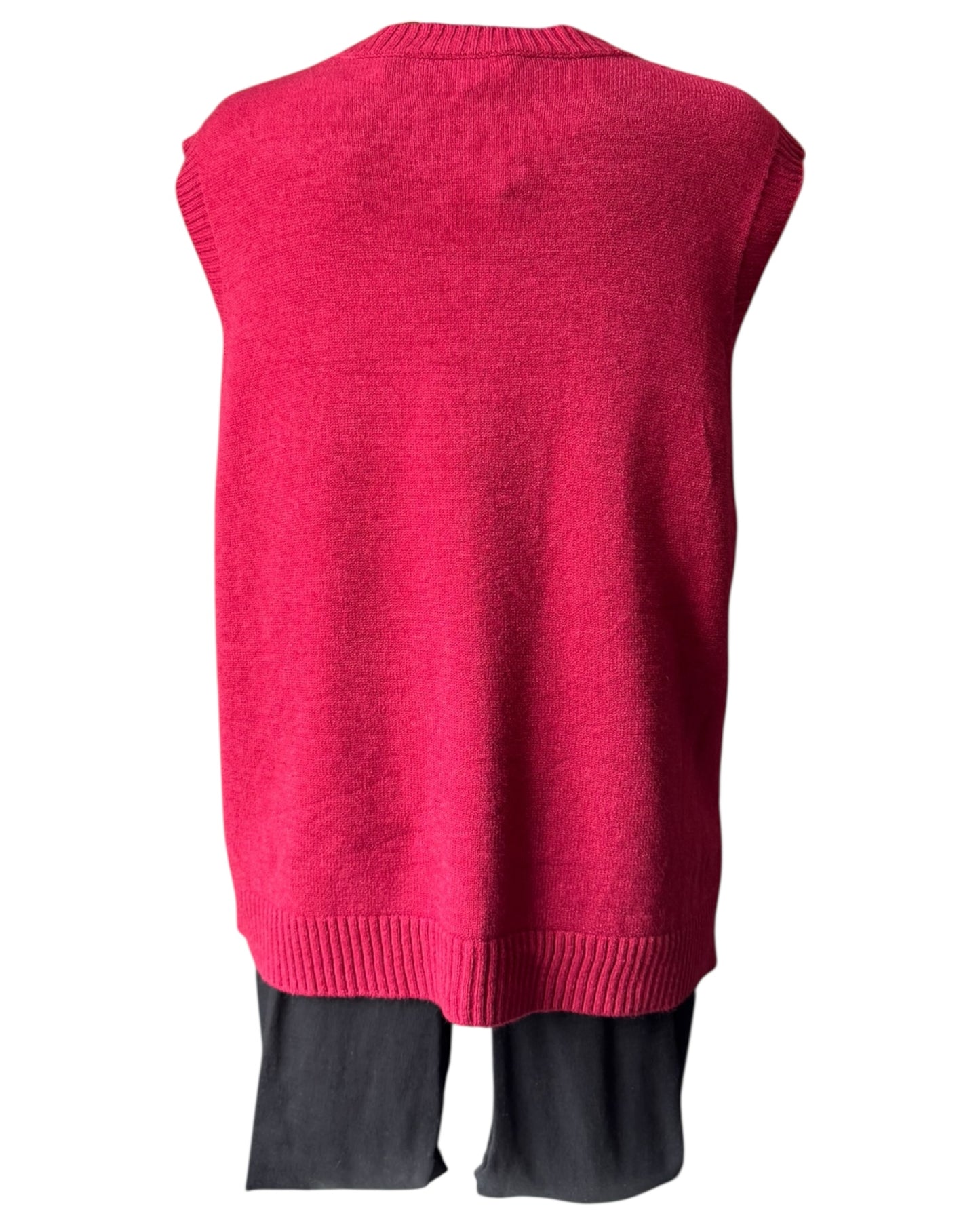 Macey soft knit tank top sweater - Bordeaux