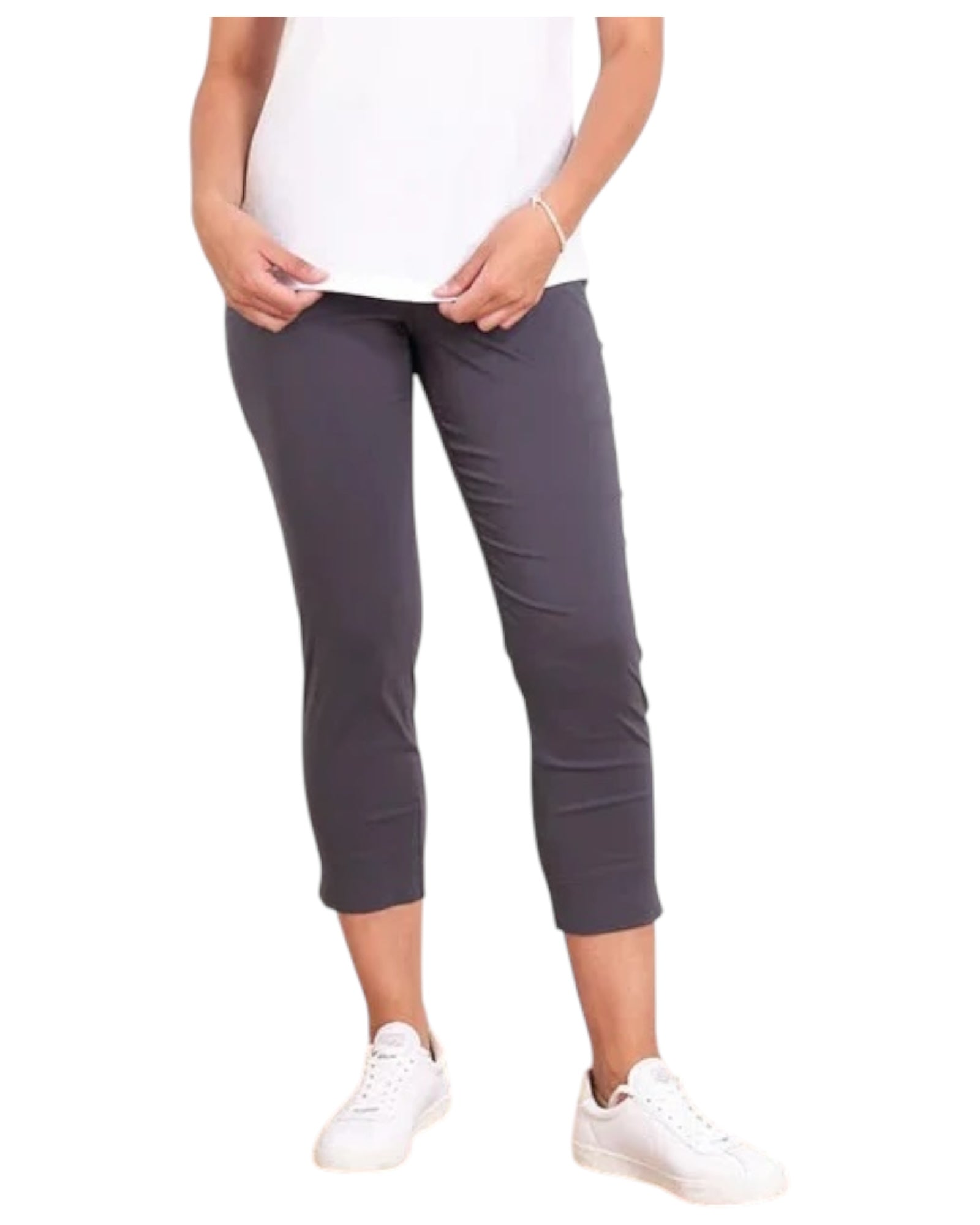 Foil 7/8 signature trapeze trousers - ORBIT