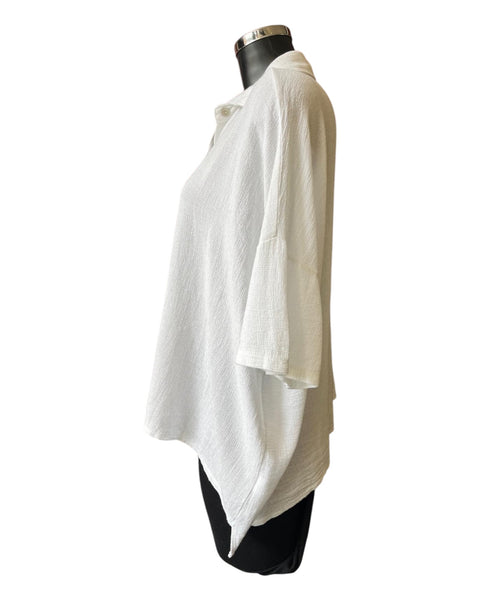 Casey range pocket button shirt - White