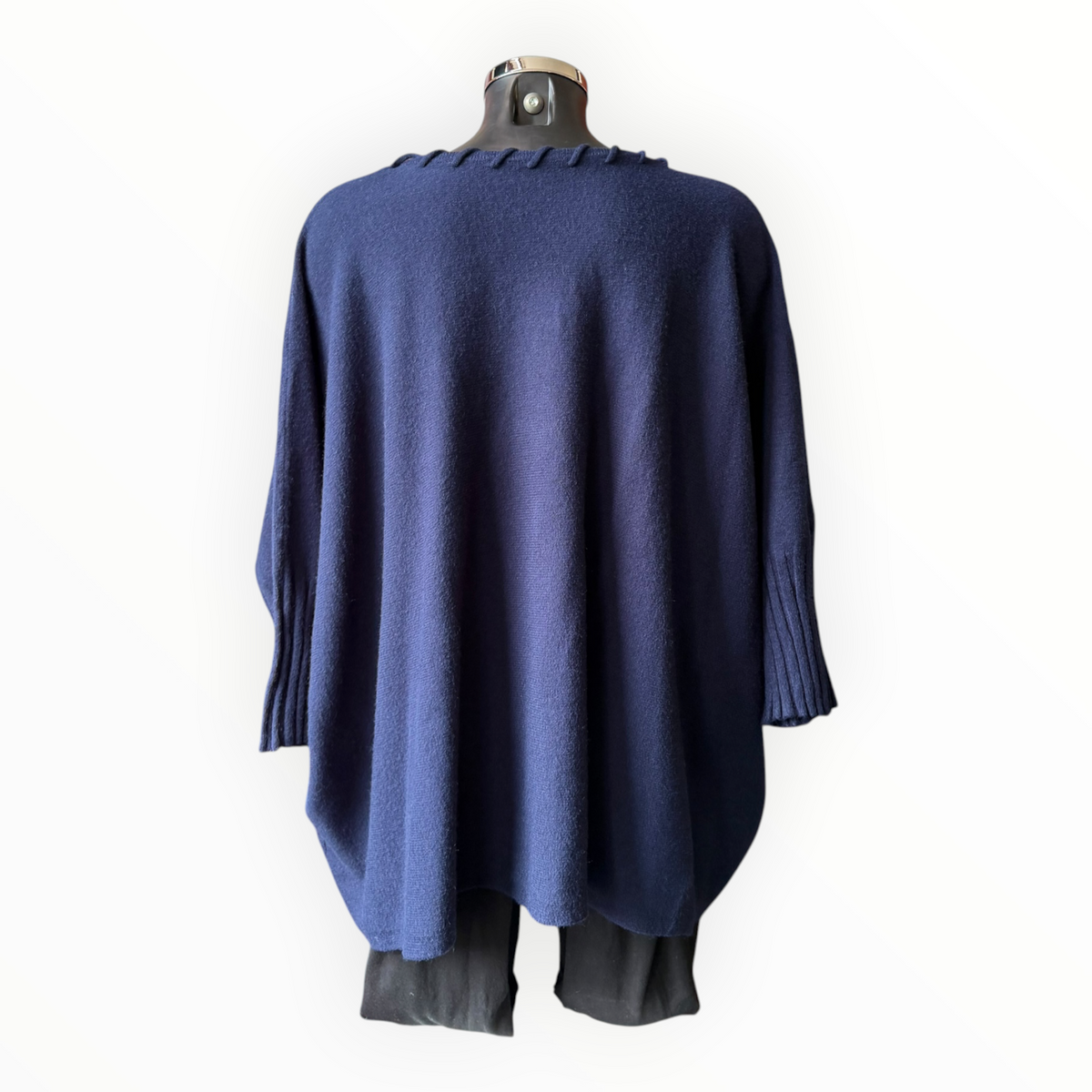 Melissa v neck relaxed fit jumper - Navy