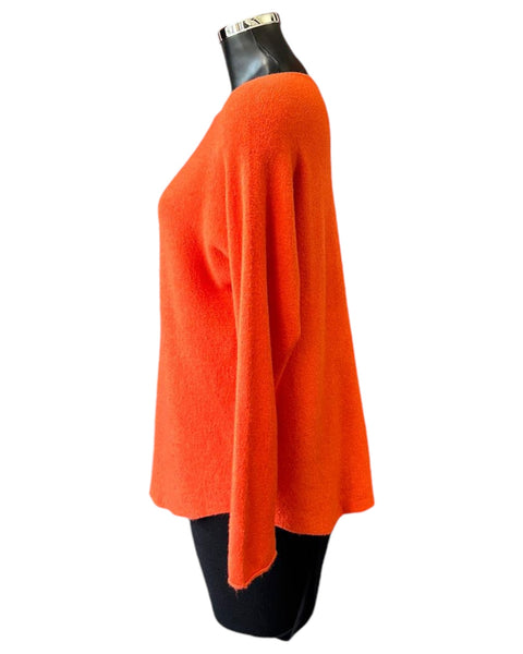 Toni short soft plain jumper - Orange