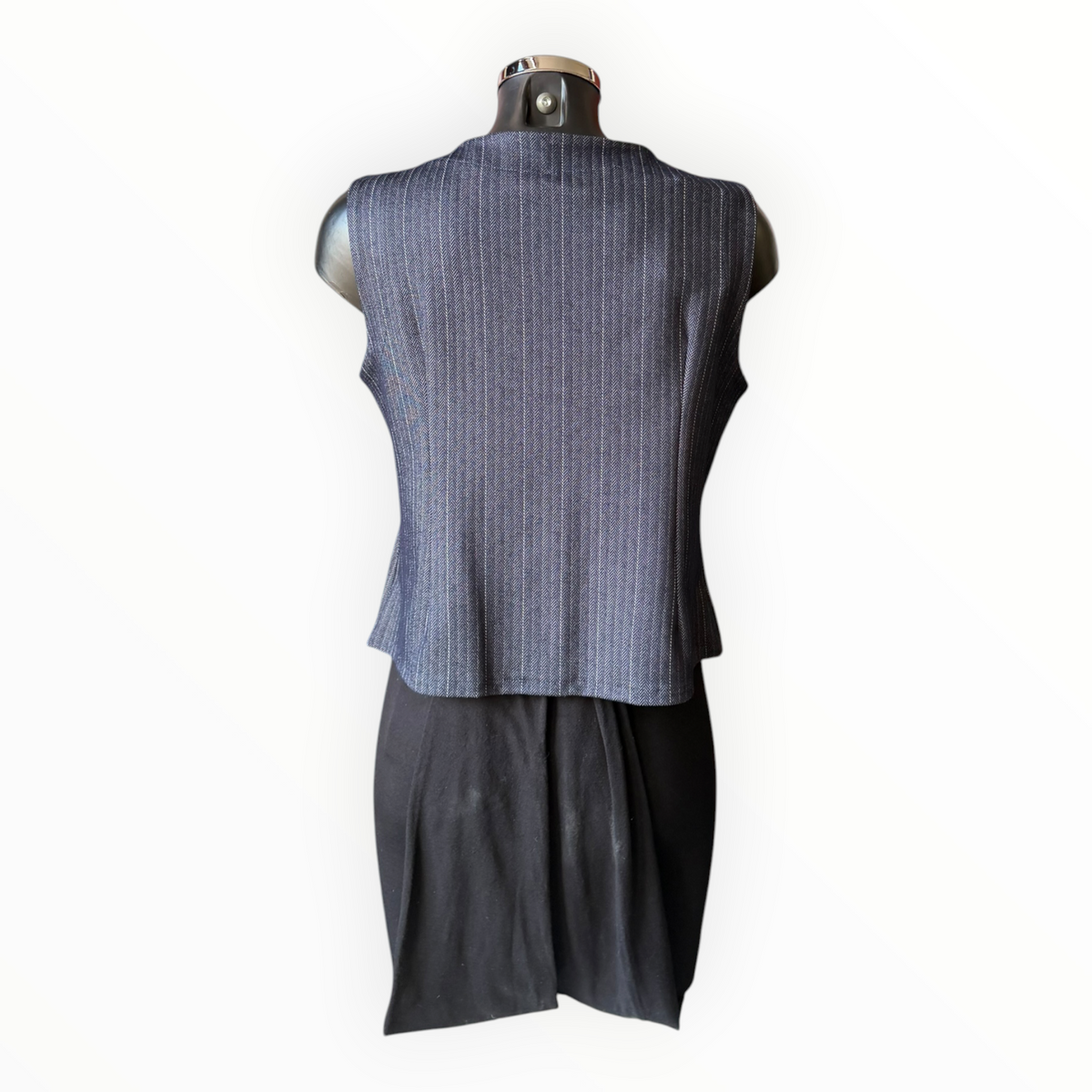 Penelope tweed effect pinstripe waistcoat