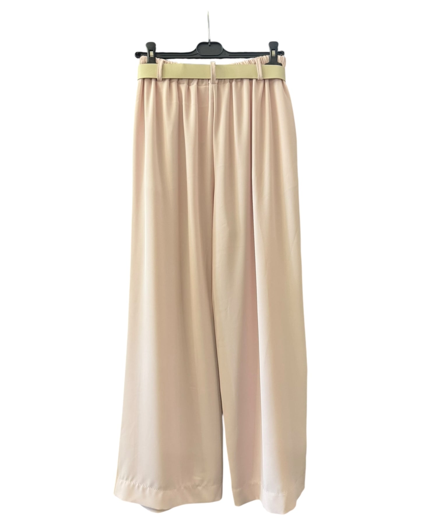 Ellena wide leg belted trousers - Pink