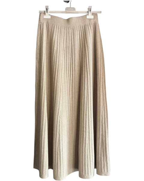 Leah premium knit skirt - Taupe