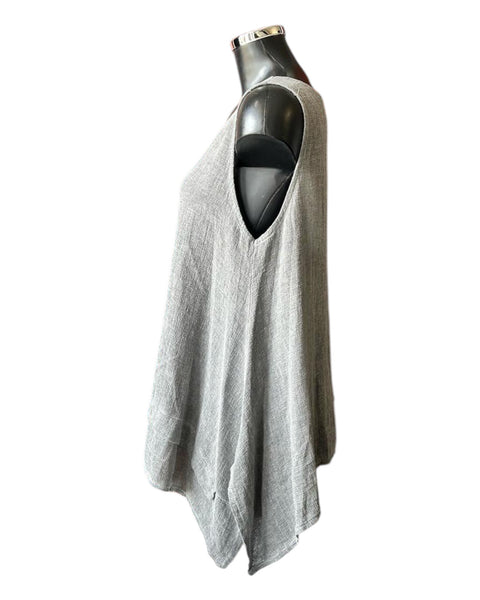 Casey range long sleeveless top - Grey