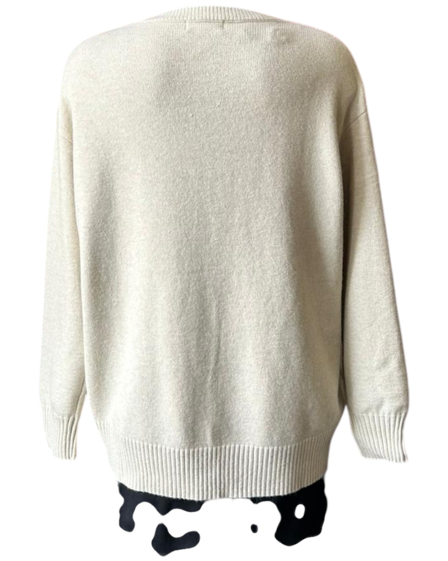 Moira Argyle stitch detail jumper - beige