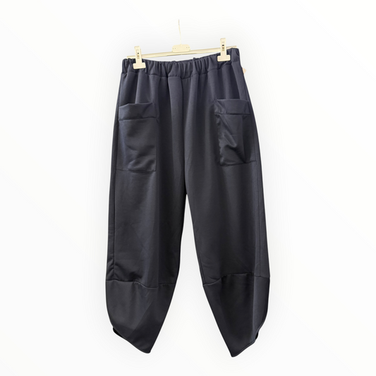 Ronnie barrel leg trousers - Navy
